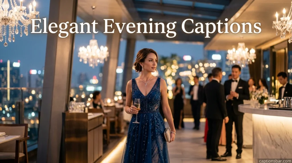 Elegant Evening Captions