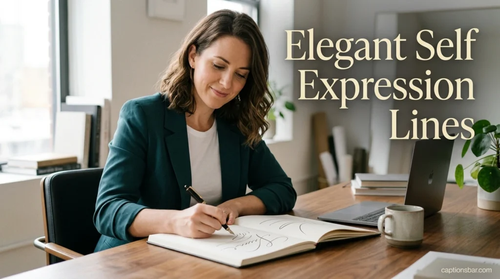 Elegant Self Expression Lines