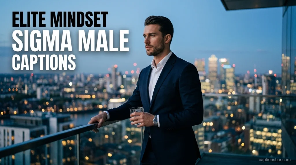 Elite Mindset Sigma Male Captions