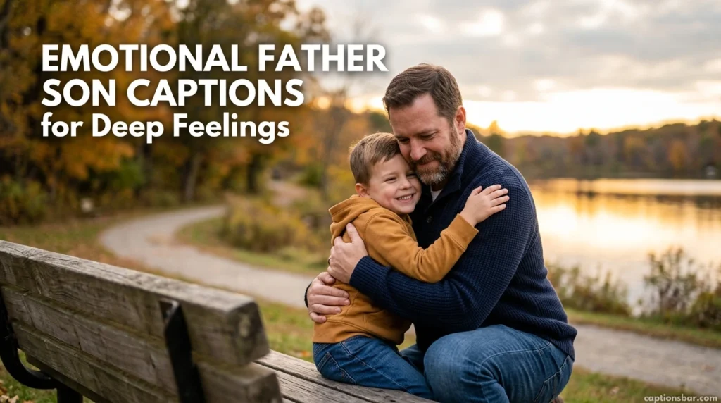 Emotional Father Son Captions for Deep Feelings