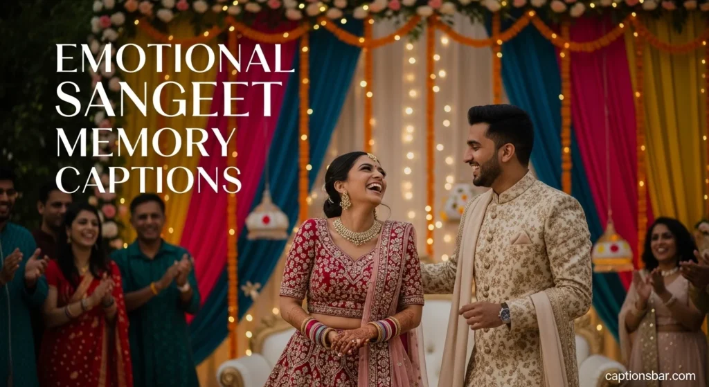 Emotional Sangeet Memory Captions