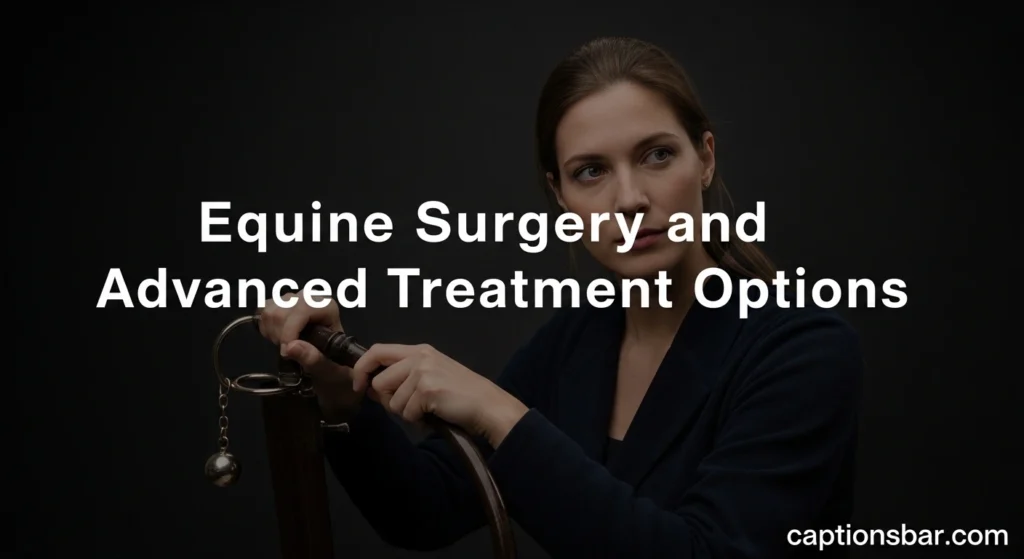 Equine Surgery and Advanced Treatment Options