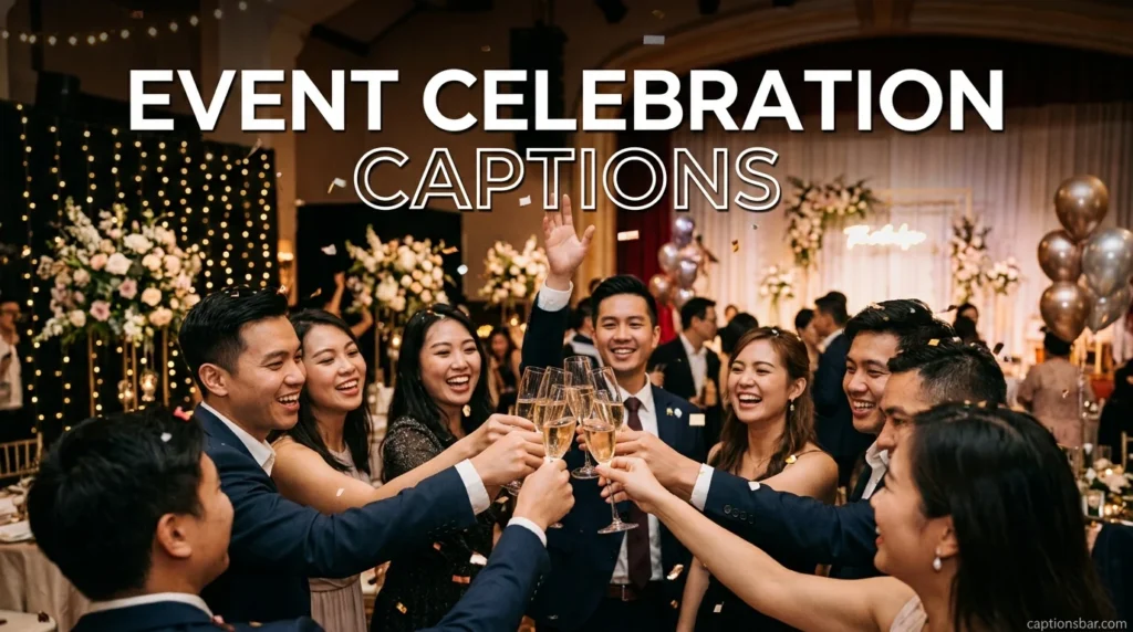 Event Celebration Captions