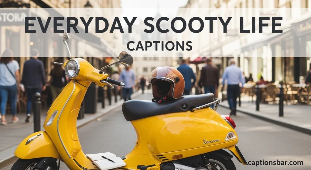 Everyday Scooty Life Captions