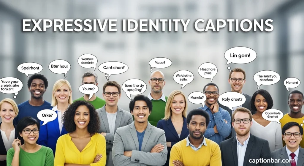 Expressive Identity Captions