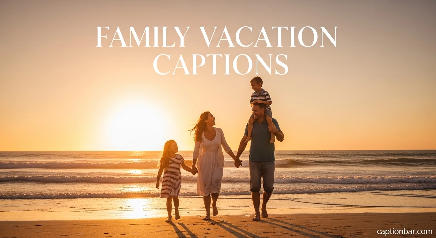 Family Vacation Captions