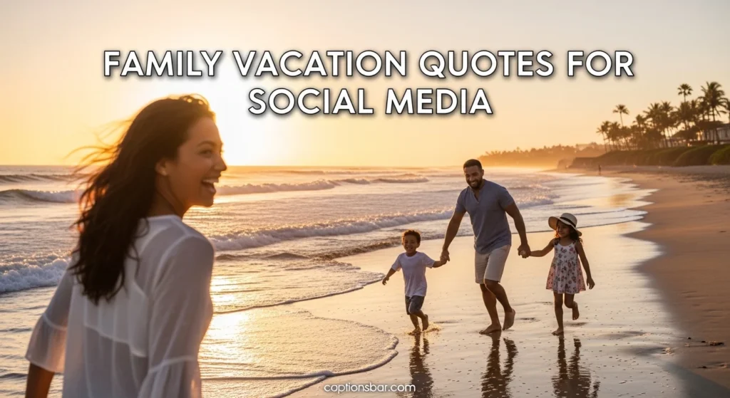 Family Vacation Quotes for Social Media