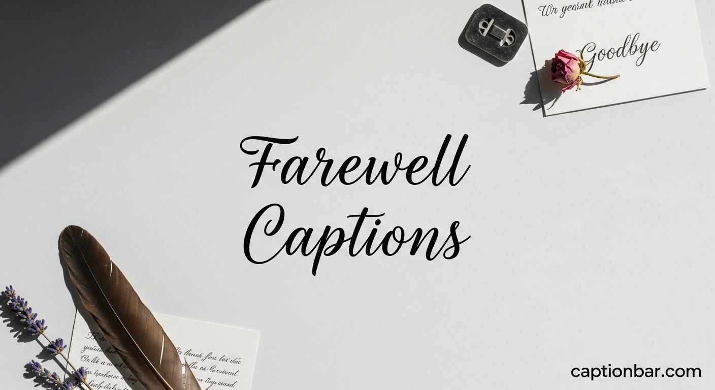 Farewell Captions