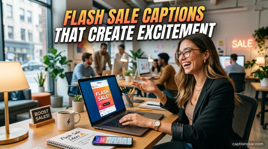 Flash Sale Captions That Create Excitement