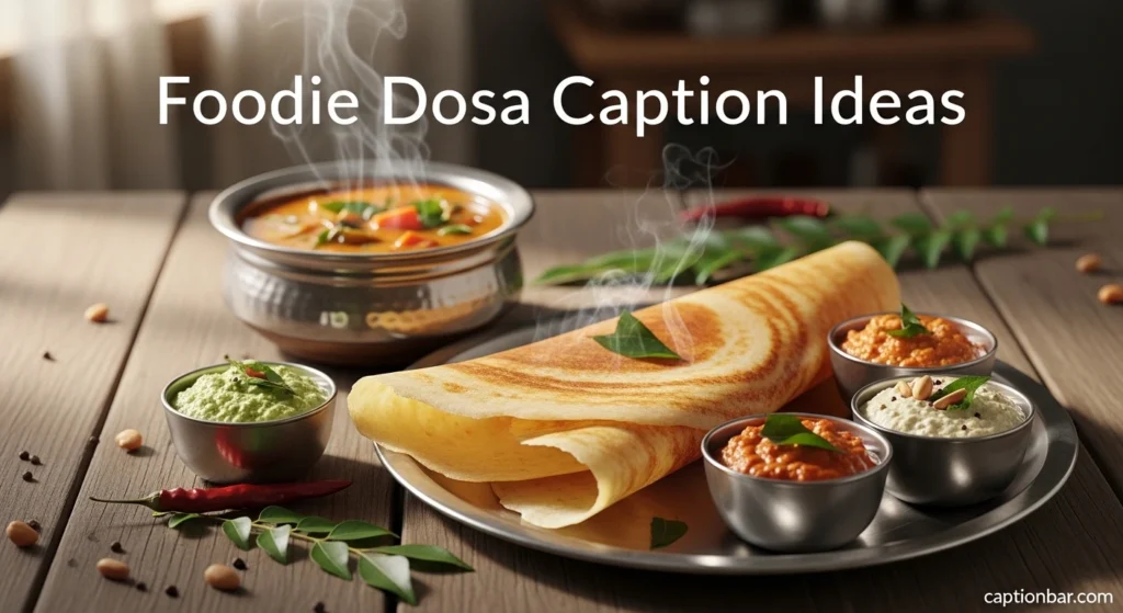 Foodie Dosa Caption Ideas
