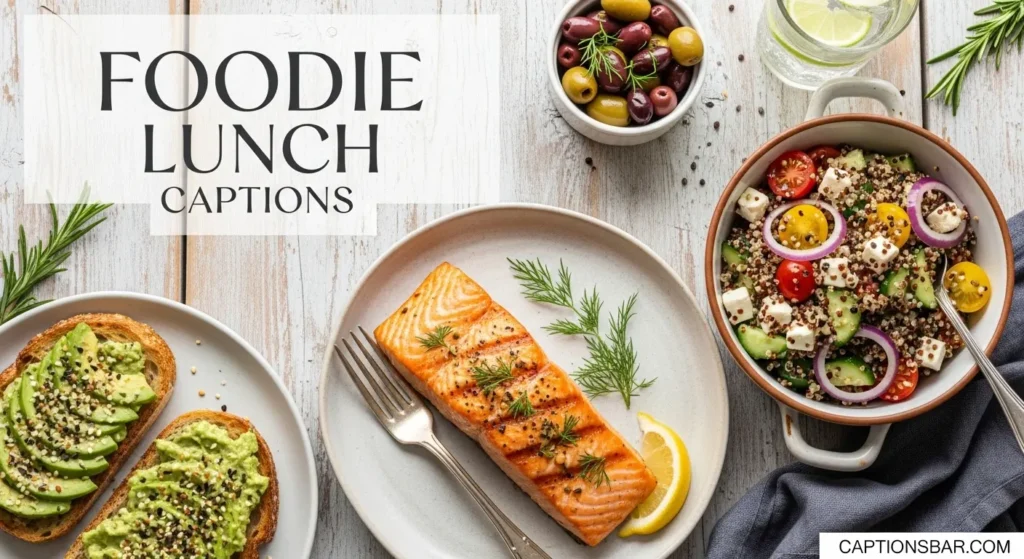 Foodie Lunch Captions