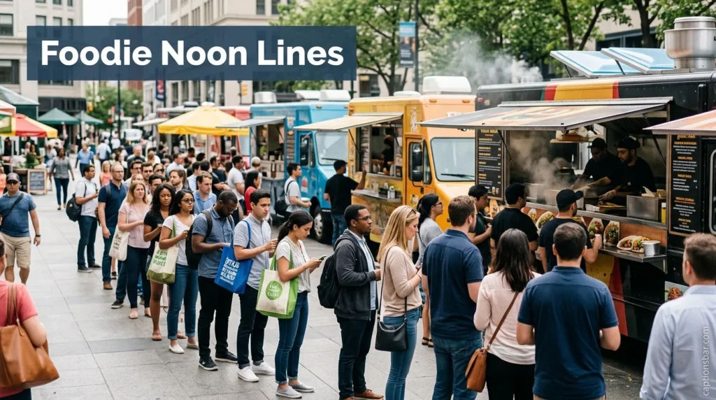 Foodie Noon Lines