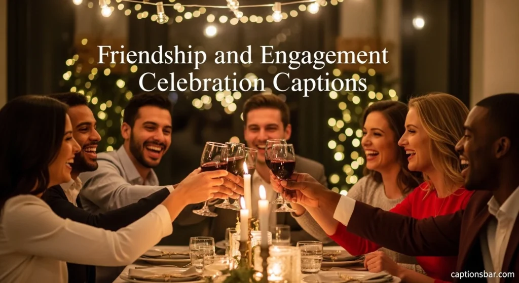 Friendship and Engagement Celebration Captions