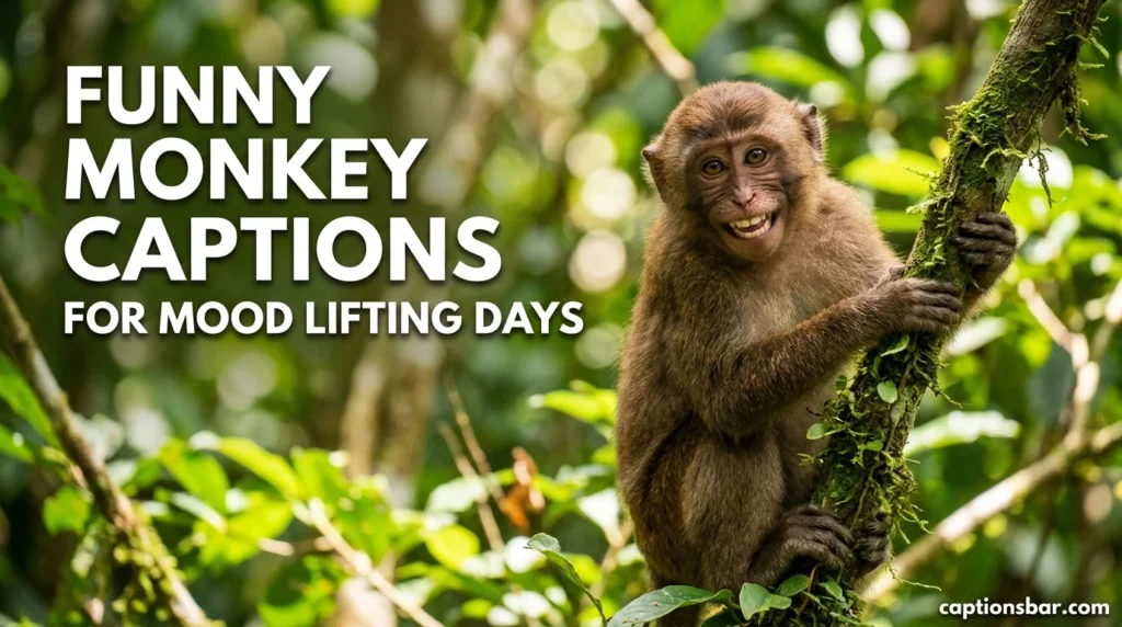 Funny Monkey Captions for Mood Lifting Days