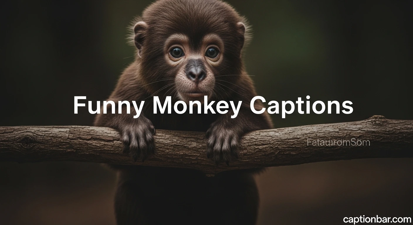 Funny Monkey Captions