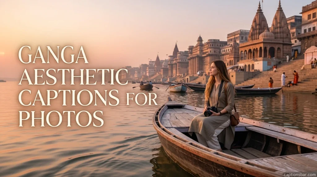 Ganga Aesthetic Captions for Photos