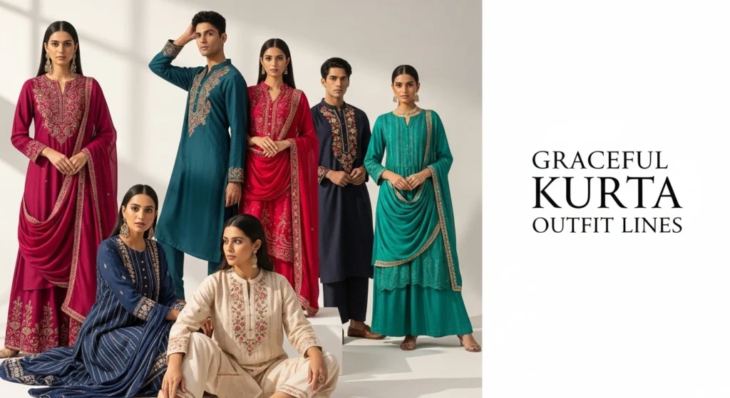 Graceful Kurta Outfit Lines