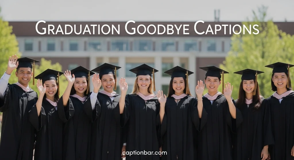 Graduation Goodbye Captions