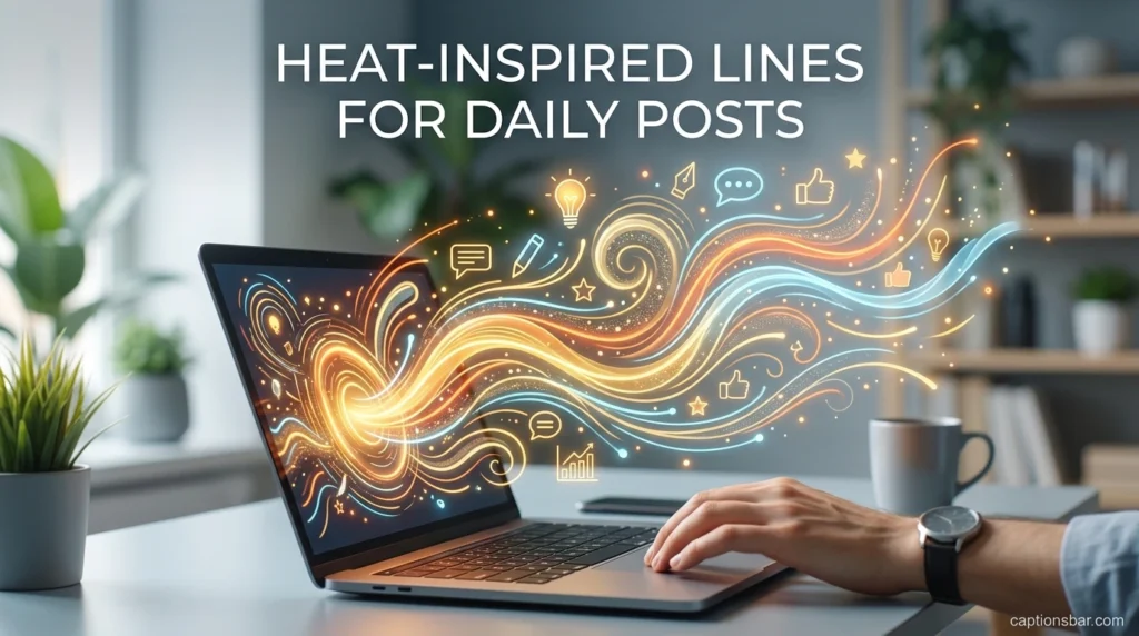 Heat-Inspired Lines for Daily Posts