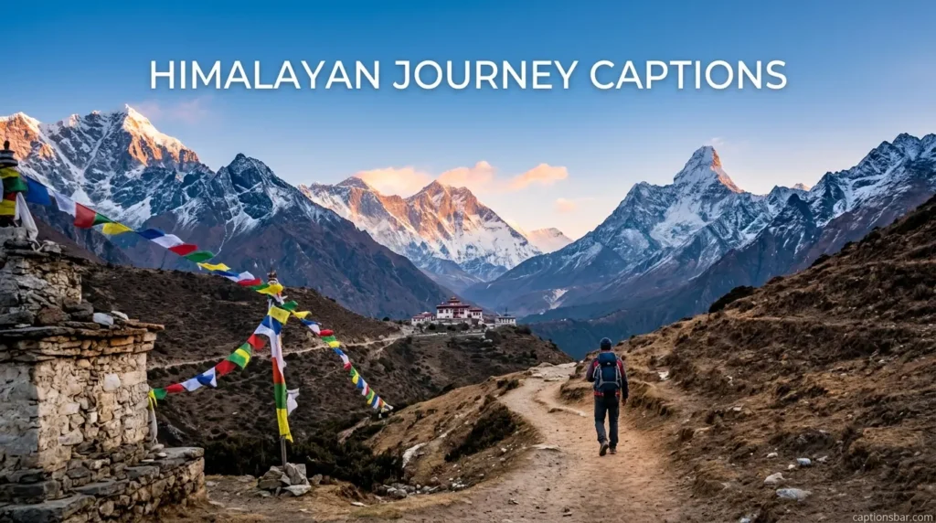 Himalayan Journey Captions
