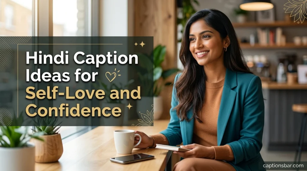 Hindi Caption Ideas for Self-Love and Confidence