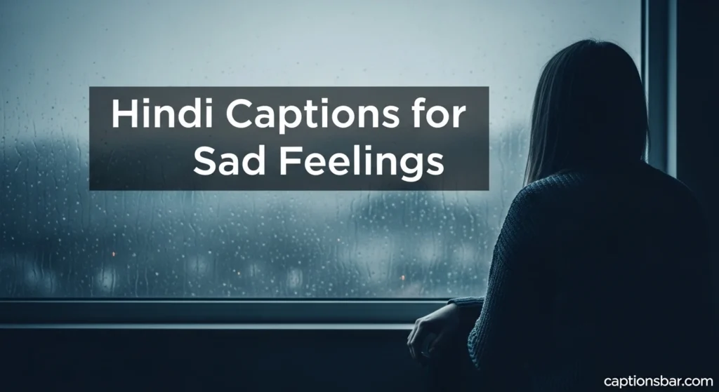 Hindi Captions for Sad Feelings