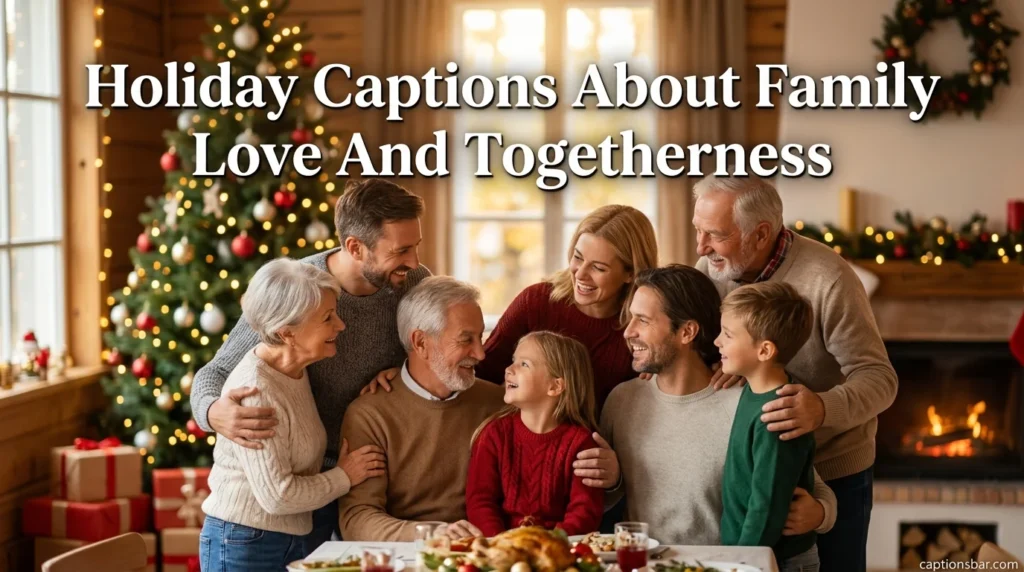 Holiday Captions About Family Love And Togetherness