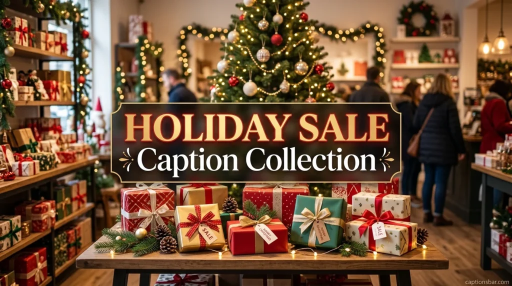Holiday Sale Caption Collection