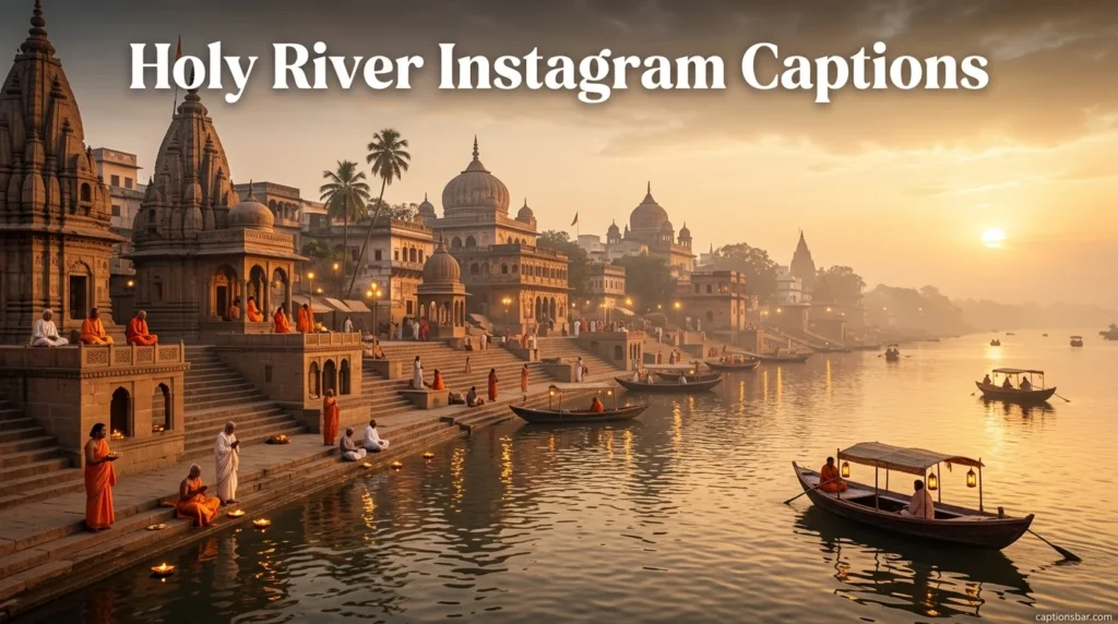 Holy River Instagram Captions
