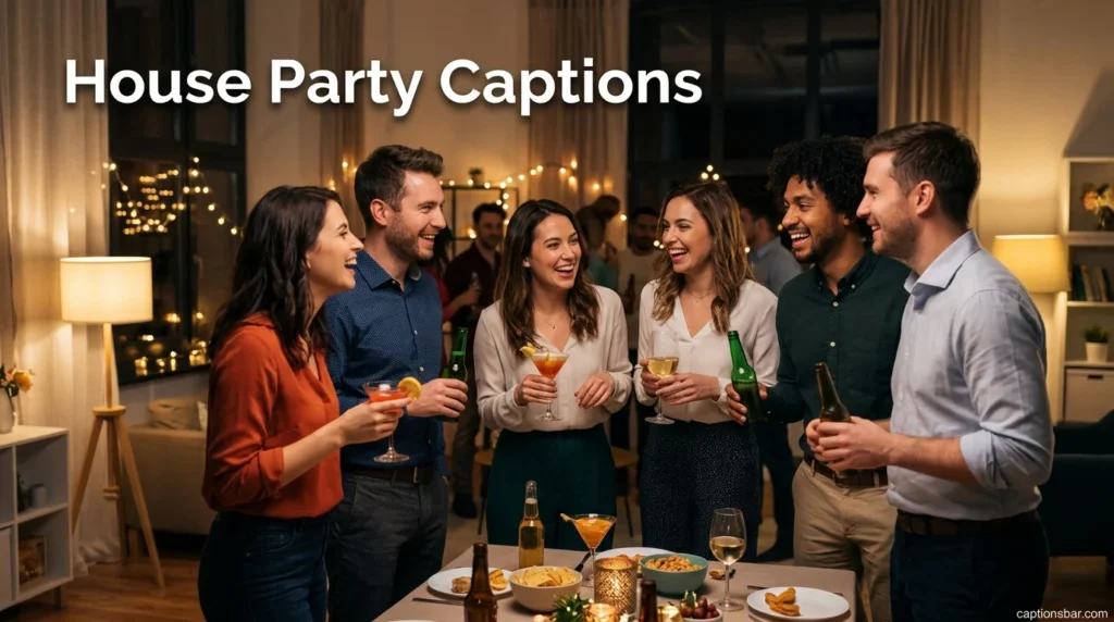 House Party Captions