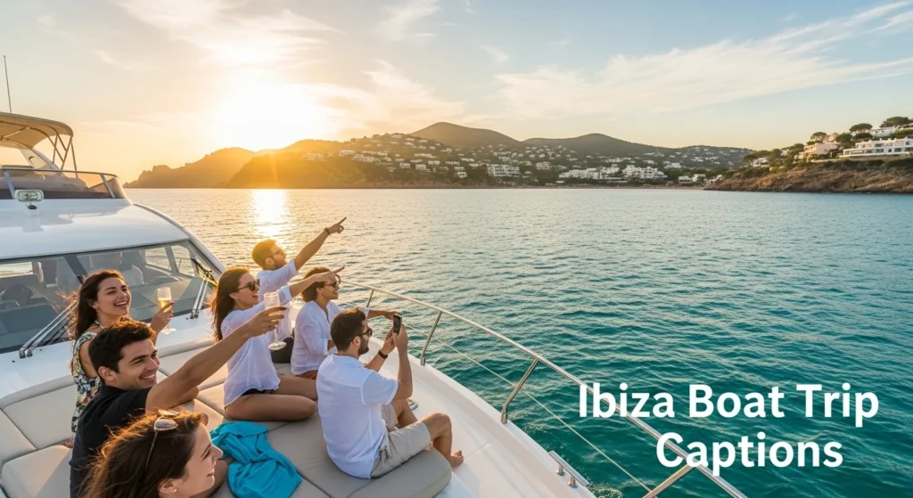 Ibiza Boat Trip Captions
