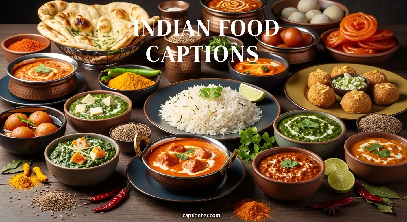 Indian Food Captions
