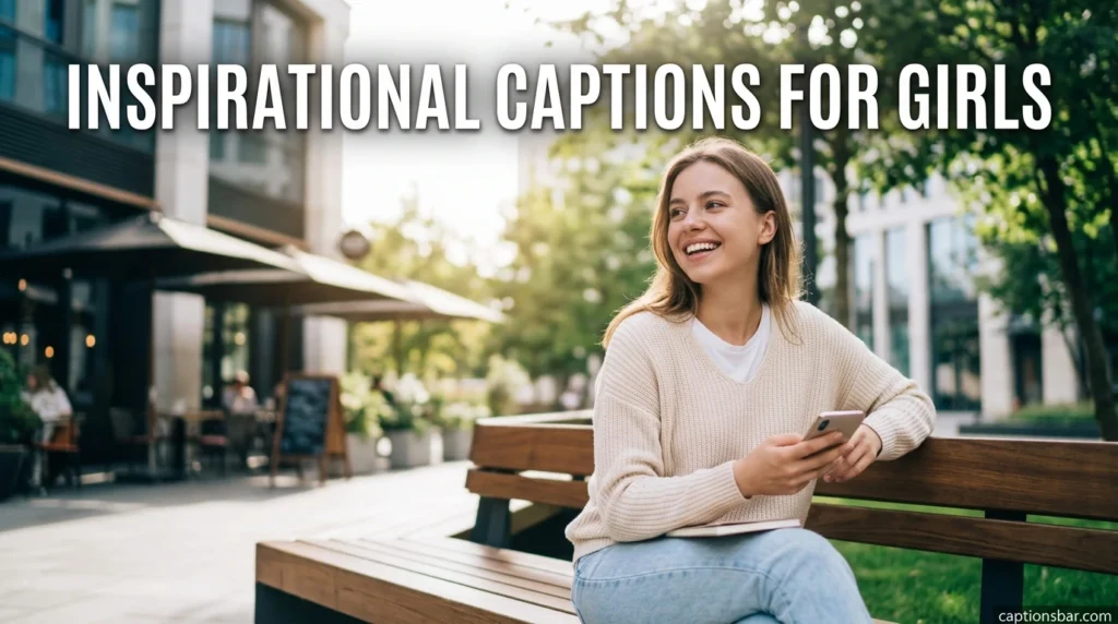 Inspirational captions for girls