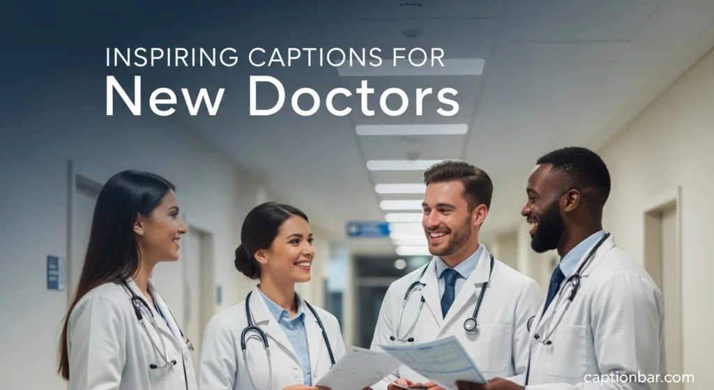 Inspiring Captions for New Doctors