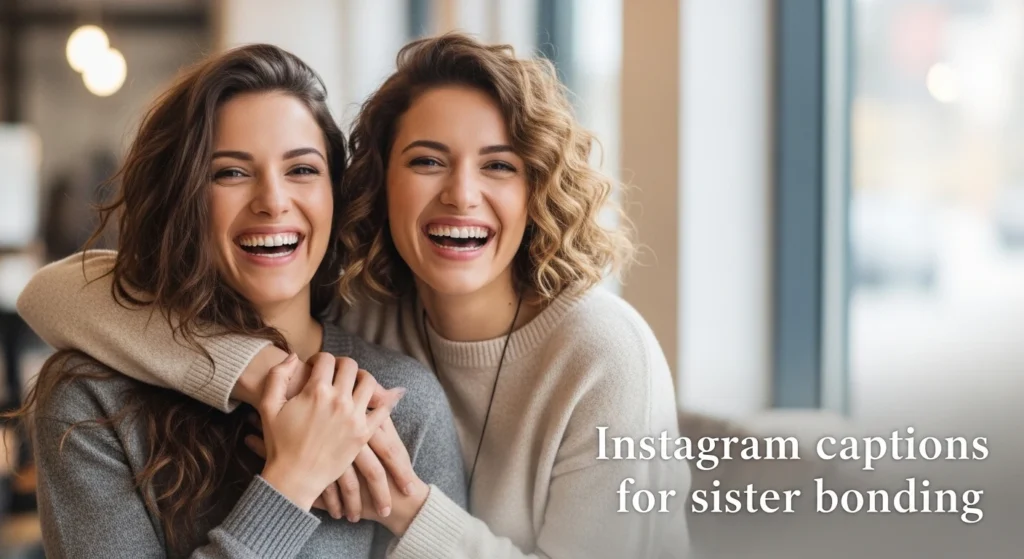 Instagram captions for sister bonding