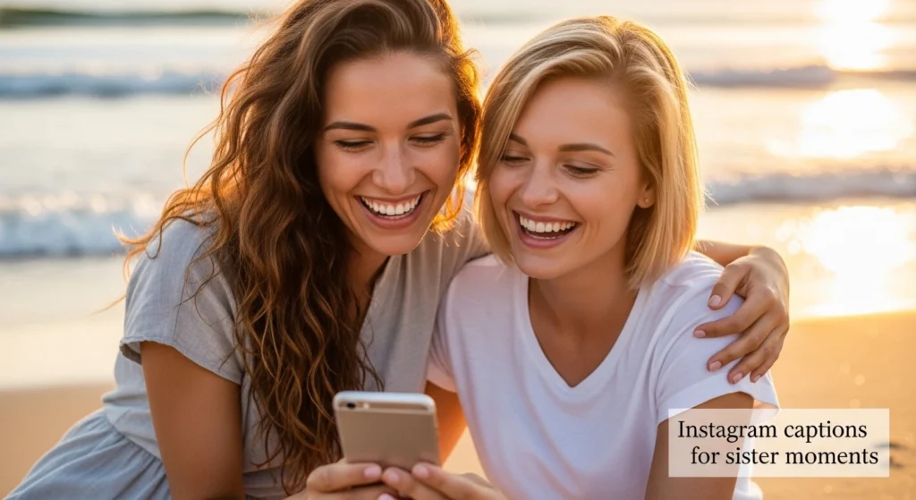 Instagram captions for sister moments