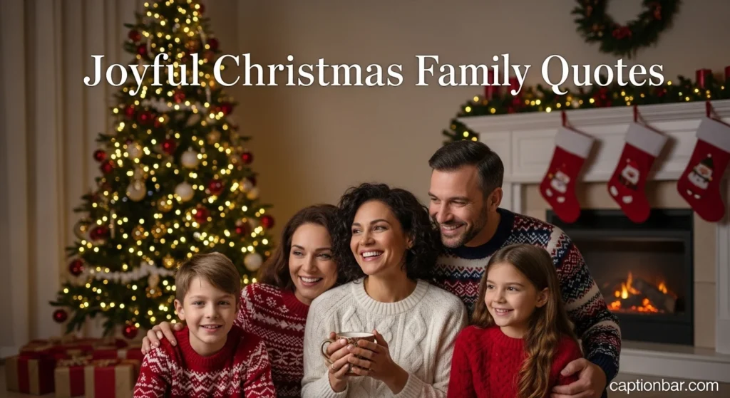 Joyful Christmas Family Quotes