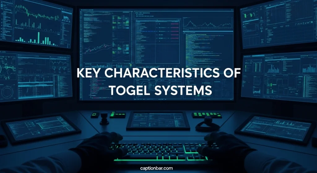 Key Characteristics of Togel Systems
