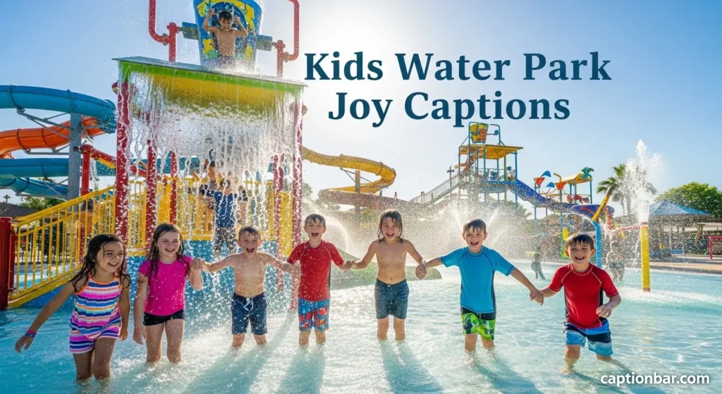 Kids Water Park Joy Captions