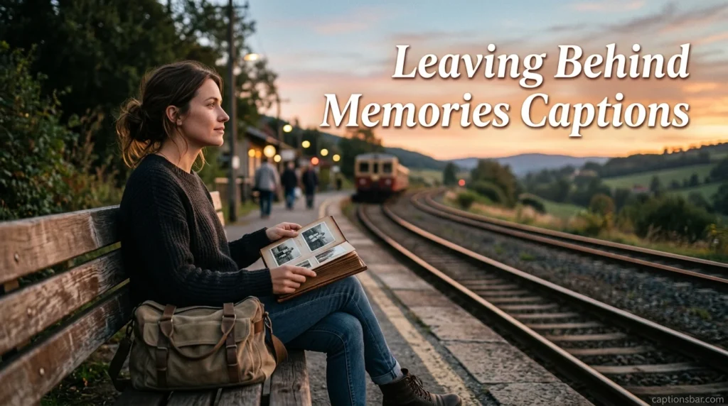 Leaving Behind Memories Captions