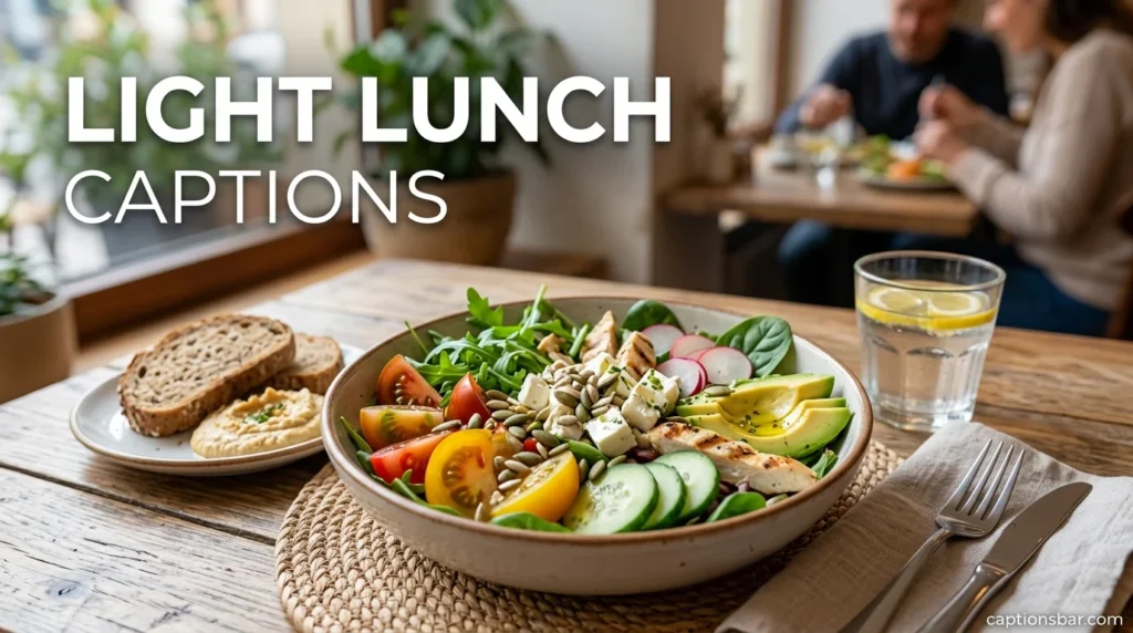 Light Lunch Captions