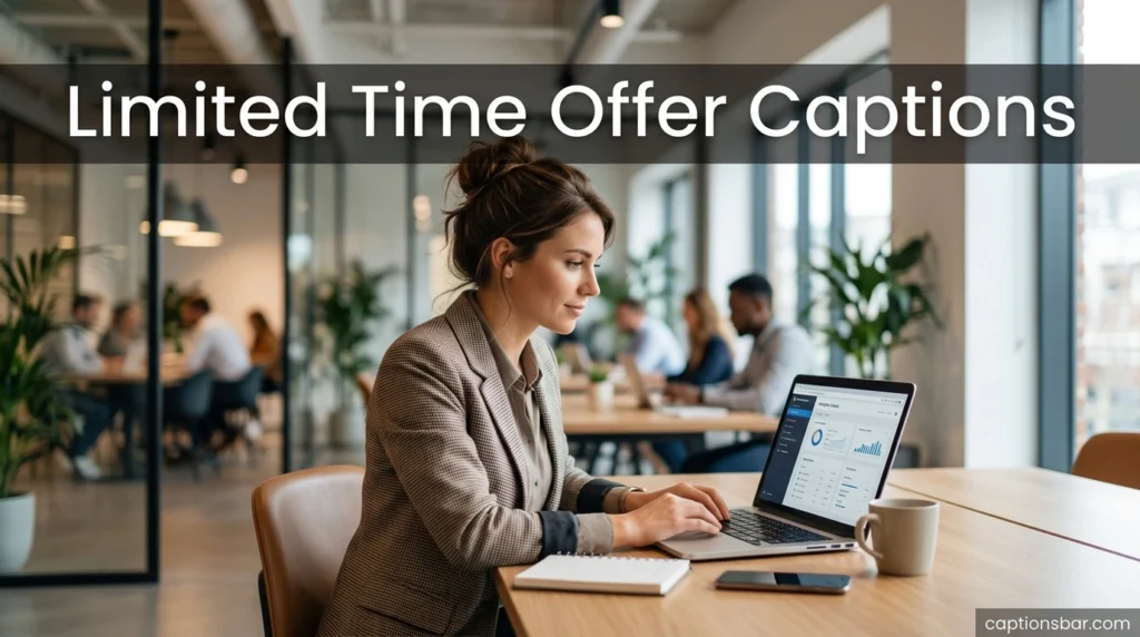 Limited Time Offer Captions