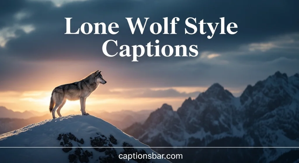 Lone Wolf Style Captions
