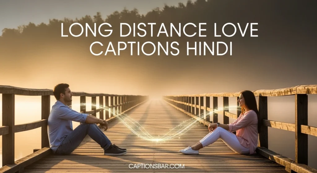 Long Distance Love Captions Hindi
