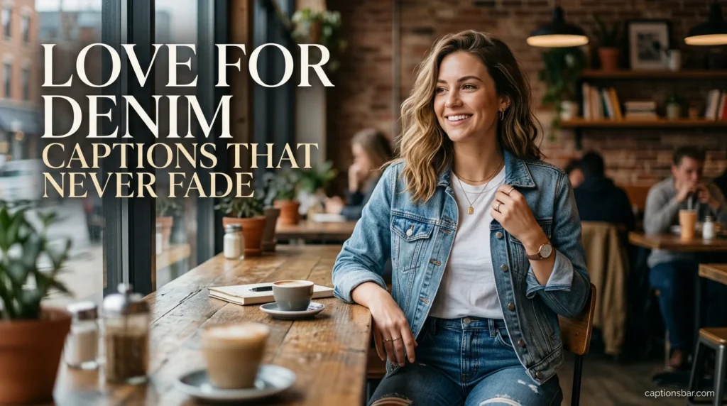 Love for Denim Captions That Never Fade