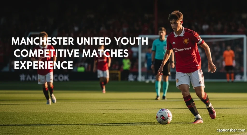 Manchester United Youth Competitive Matches Experience