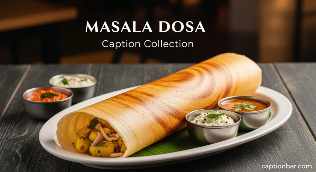 Masala Dosa Caption Collection