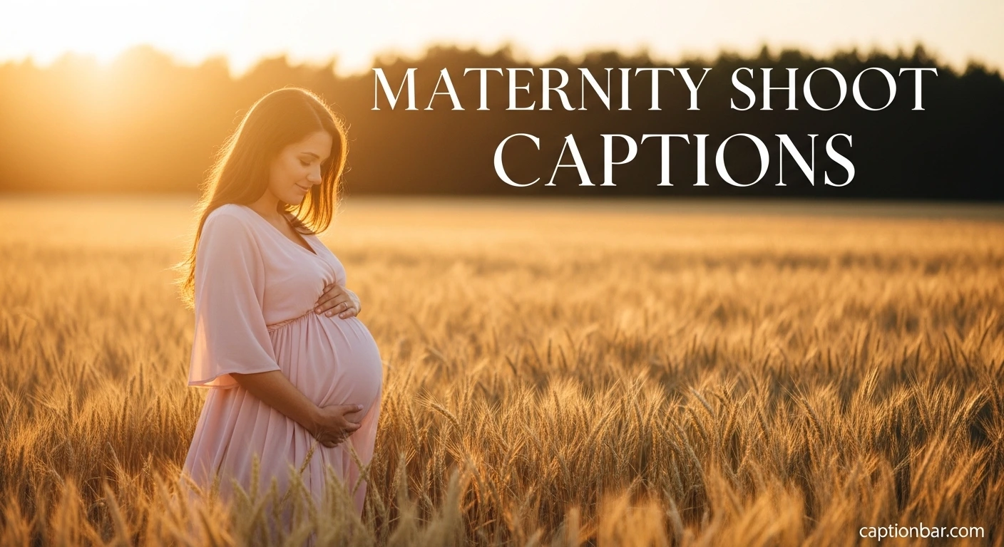 Maternity Shoot Captions