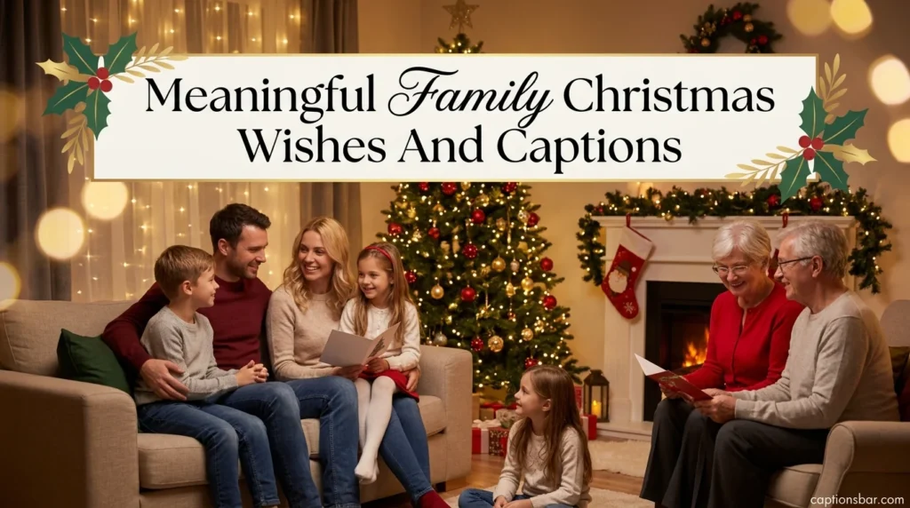 Meaningful Family Christmas Wishes And Captions