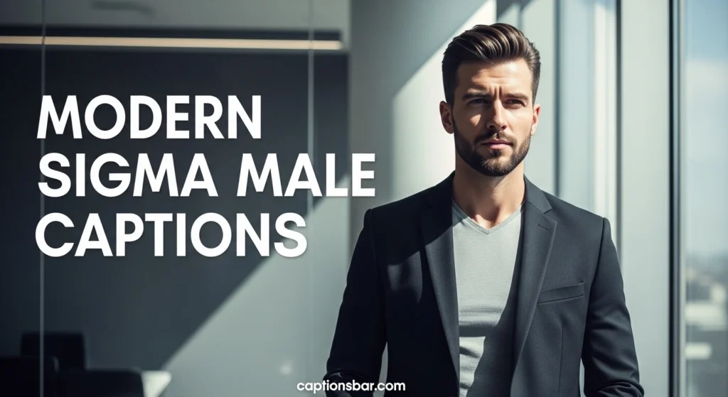 Modern Sigma Male Captions